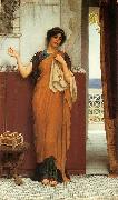 John William Godward Idle Thoughts oil painting artist